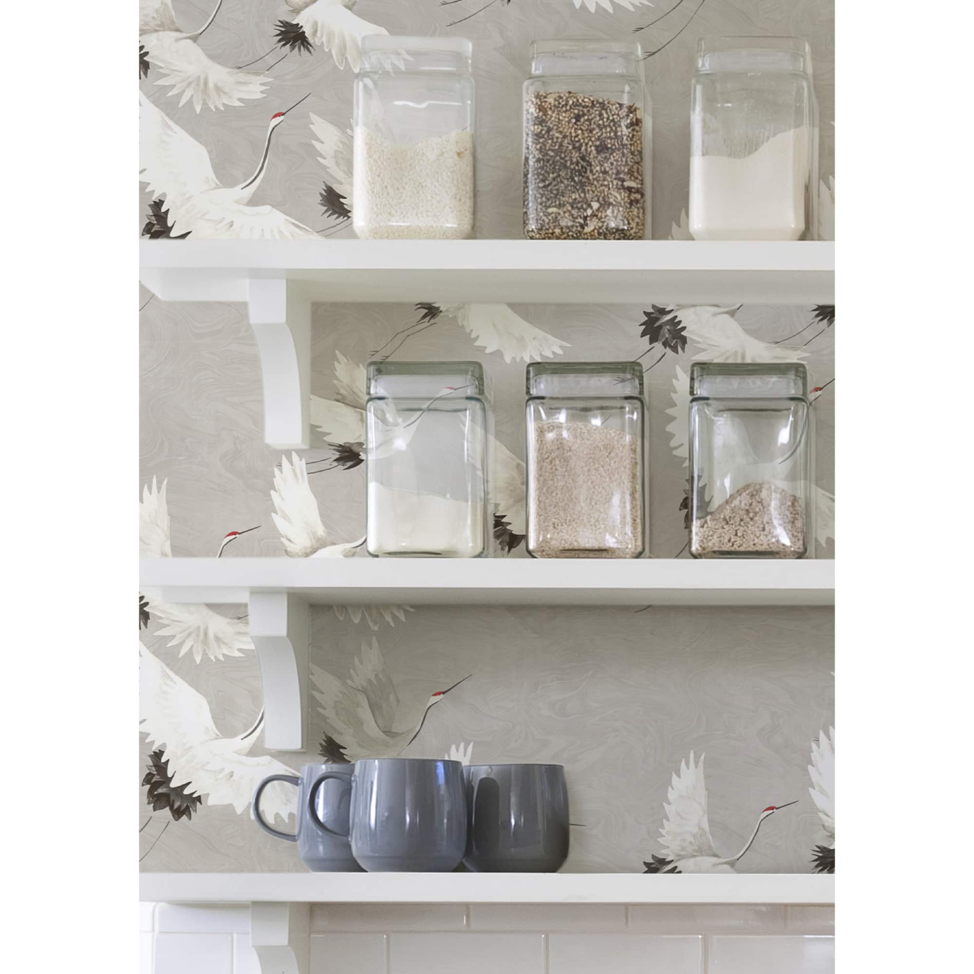 Wallpops Gray Halcyon Peel & Stick Wallpaper